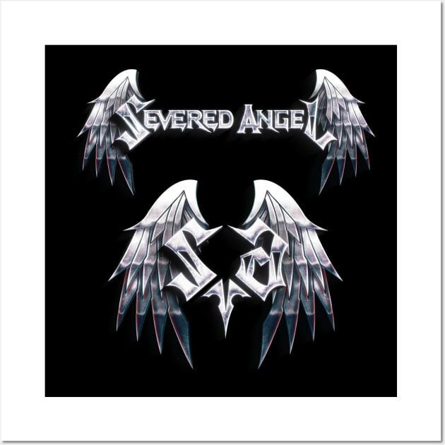 Severed Angel Stylized Logo with Symbol Wall Art by Severed Angel Official Band Merch